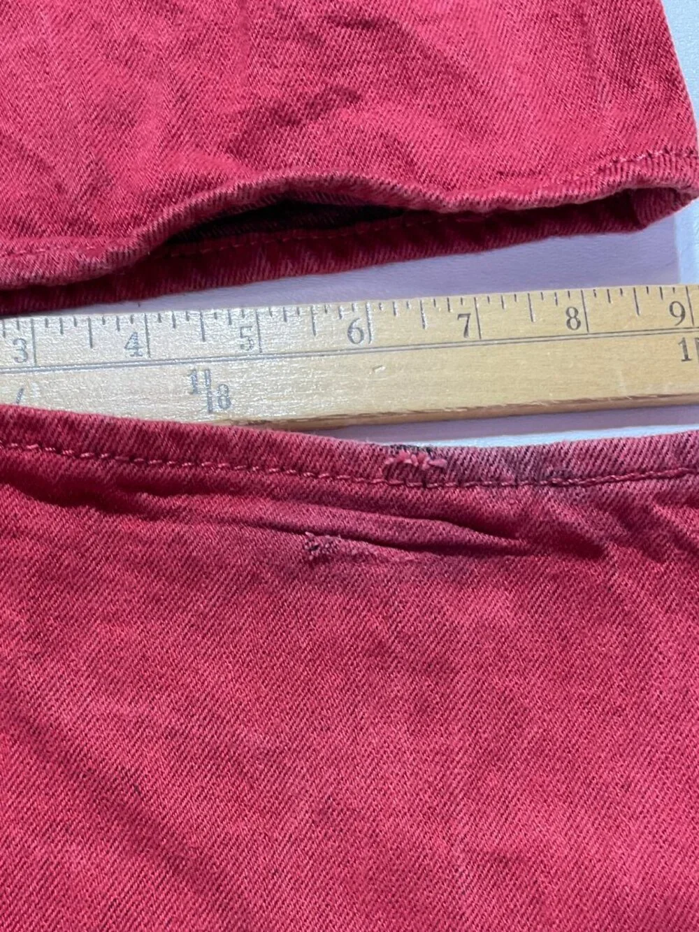 Levi's Men's Straight Jeans in Deep Red